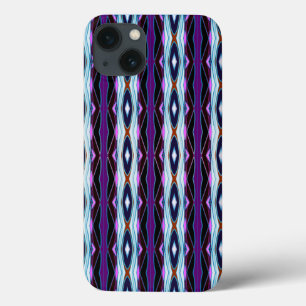 Unique Purple Pattern iPhone 13 Case