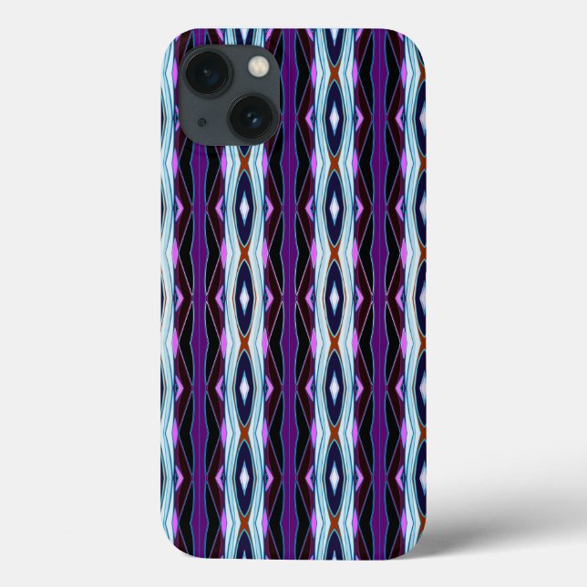 Unique Purple Pattern Case-Mate iPhone Case (Back)