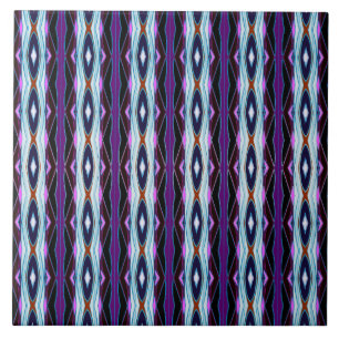 Unique Purple Pattern Ceramic Tile