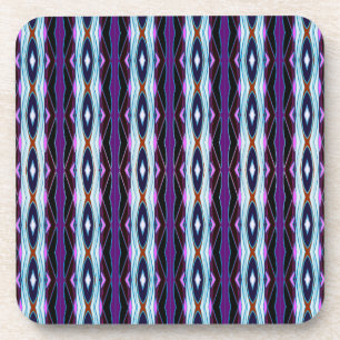 Unique Purple Pattern Coaster