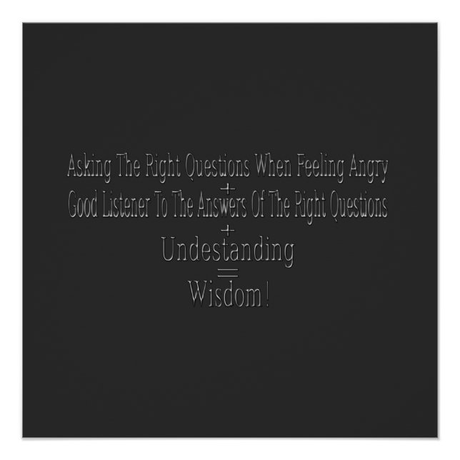 Unique Quote Design For You! Poster (Front)