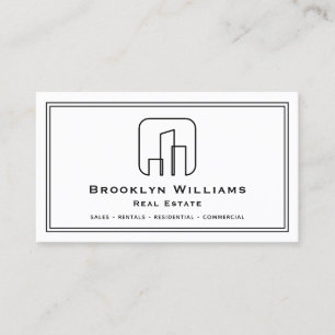 Unique Real Estate Agent Realtor Moving New Home Business Card