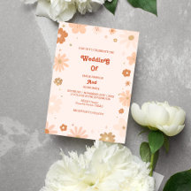 unique  retro vintage 70s wedding