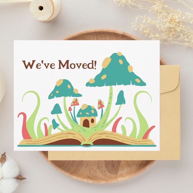 Unique Retro We Have Moved Modern  Postcard (Creator Uploaded)