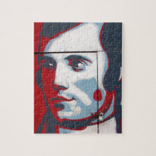 Unique Robert Burns Street Art! Jigsaw Puzzle