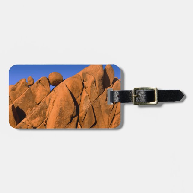 Unique rock formation, California Luggage Tag (Front Horizontal)