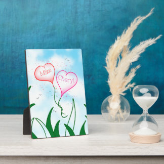 Unique Romantic Couples Custom Names Art Gift      Plaque