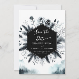 Unique Romantic Mountain Wedding Save The Date