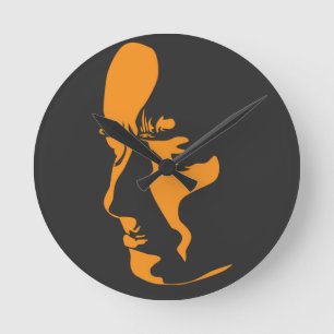 unique round clock