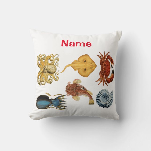 Unique Sea Beings Assortment Thunder_Cove Cushion (Front)