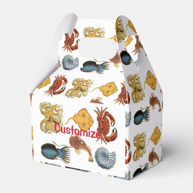 Unique Sea Beings Assortment Thunder_Cove Favour Box (Front Side)