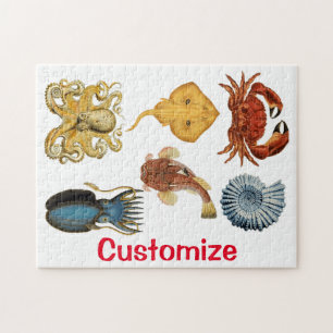 Unique Sea Beings Assortment Thunder_Cove Jigsaw Puzzle