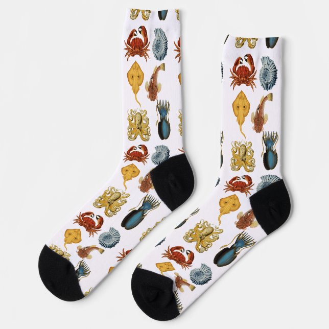 Unique Sea Beings Assortment Thunder_Cove Socks (Left)