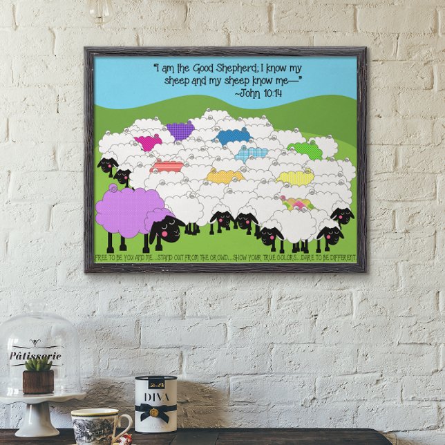 Unique Sheep Good Shepherd Poster (Creator Uploaded)