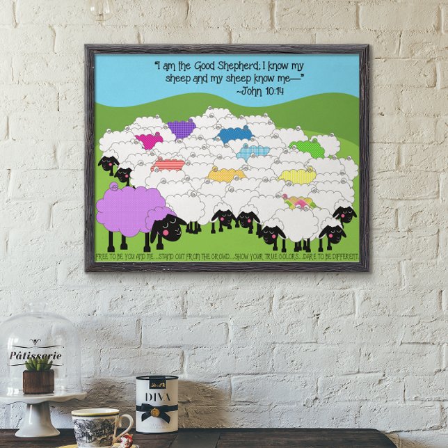 Unique Sheep Good Shepherd Poster (Creator Uploaded)