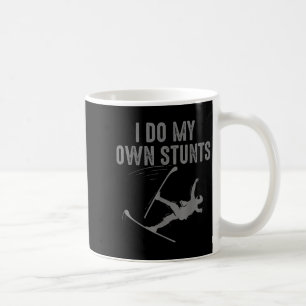 Unique Skiing Art For Men Women Kids Skier Mountai Coffee Mug