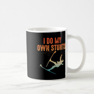 Unique Skiing Art For Men Women Kids Skier Mountai Coffee Mug