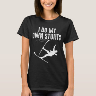 Unique skiing art for men women kids skier T-Shirt