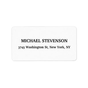 Unique Special Classical Return Address Label