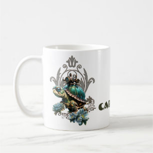 Unique steampunk turtle.  coffee mug