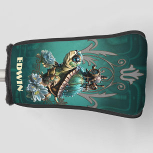 Unique steampunk turtle.  golf head cover