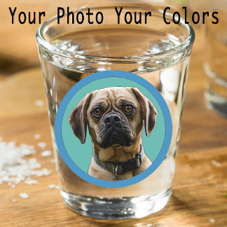 Unique Stocking Stuffer for Dog Lover Photo       Shot Glass