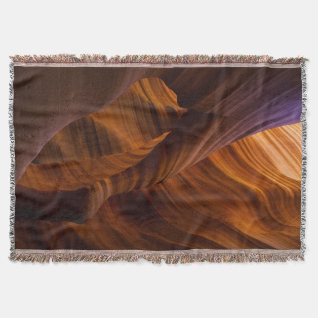 Unique Stone Arch Is Actually Underground Throw Blanket (Front)