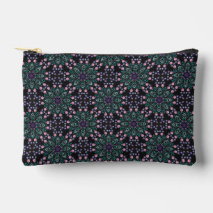 Unique Stylish Colourful Dot Art Pattern Accessory Pouch