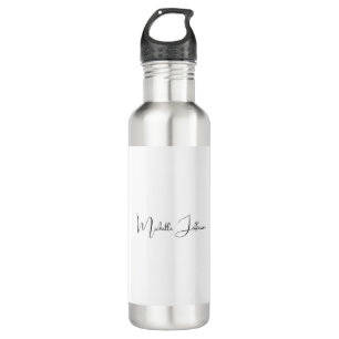Unique Stylish Modern Plain Calligraphy 710 Ml Water Bottle