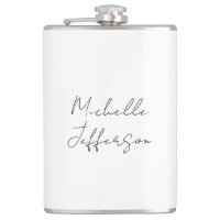 Unique Stylish Modern Plain Calligraphy Add Name