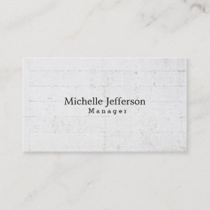 Unique Stylish Wall Design Professional Business Card