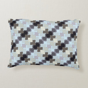 Unique Subdued Coloured Pattern Decorative Cushion
