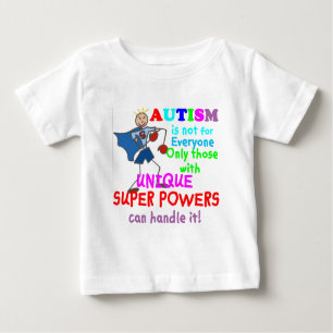 Unique Super Powers Autism Baby T-Shirt