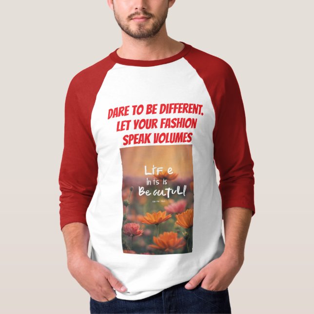 UNIQUE SUSTAINABLE DESIGN FOR YOUNG GUYS T-Shirt (Front)