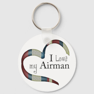 Unique Symbol: I love my airman keychain