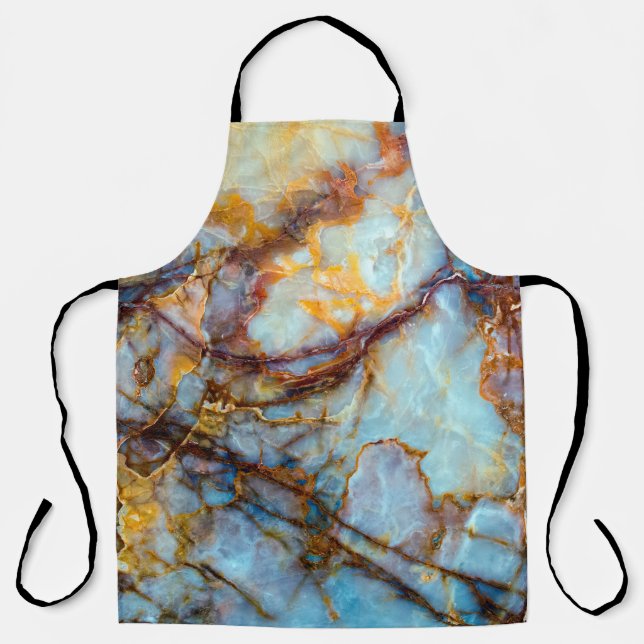 unique texture of natural stone - marble, onyx, gr apron (Front)