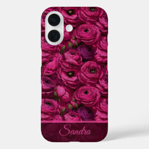 Unique Thank You Gift Ranunculus Name iPhone 16 Case