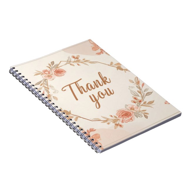 Unique Thank You Notebook (Right Side)