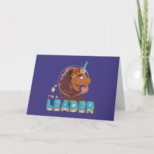 Unique the Unicorn “I’m a Leader” Design Card