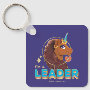 Unique the Unicorn “I’m a Leader” Design Key Ring
