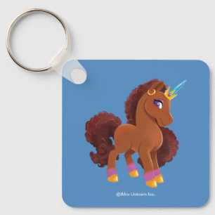 Unique the Unicorn Standing Proud Key Ring