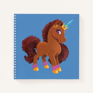 Unique the Unicorn Standing Proud Notebook