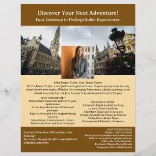 Unique Travel Agent Flyer