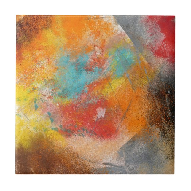 Unique Trendy Modern Eye Catching design Ceramic Tile (Front)