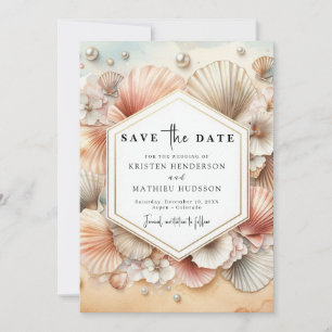 Unique Tropical Beach Wedding Save The Date
