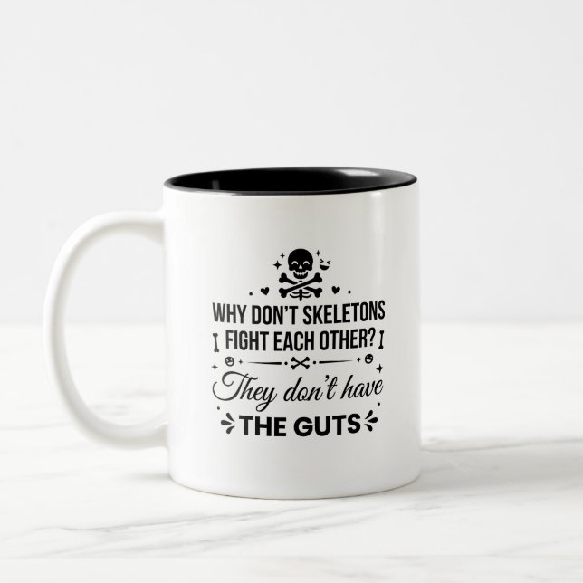 Unique Two-Tone Dad Joke Mug Gift (Left)