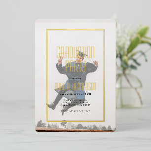 Unique Typography Overlay 2 Photo Graduation 