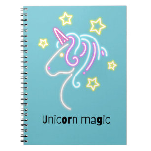 Unique unicorn magic notebook