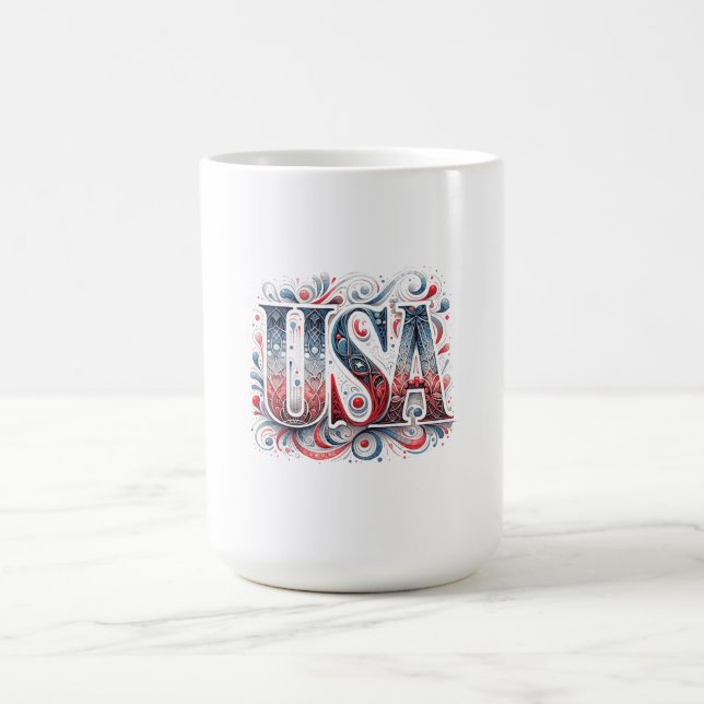 Unique USA Coffee Mug (Center)