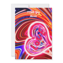 Unique Valentine Abstract Colourful And Vivid Card